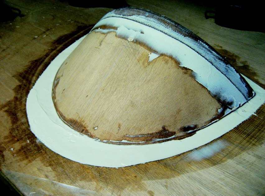 The Euro sink was bonded into the counter cut-out.