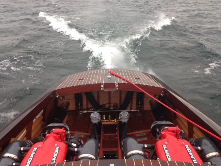 Van Dam Custom Boats does its first of multiple sea trials with engine hatches off and all mechanical and electrical systems accessible. This allows for ready monitoring of all components, assuring a trouble-free experience for the customer.
