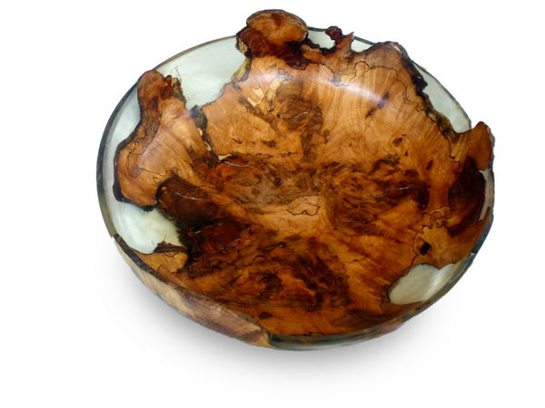 Epoxy bowl showing liberal use of 105/207