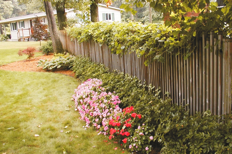 Brian's western red cedar and epoxy fence.