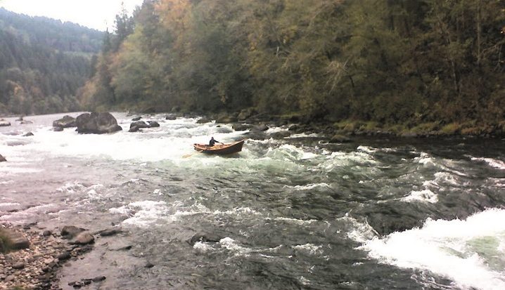 The McKenzie style drift boat is designed for maneuverability and is especially suited to get you down wild rivers...