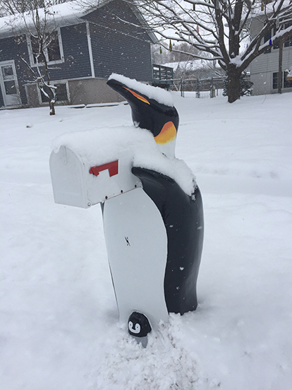 Penguin mailbox