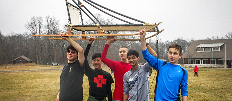 Boyscout Klondike Derby sled.