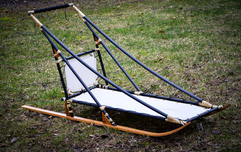 Epoxyworks: Boy Scouts composite Klondike Derby winning sled. 