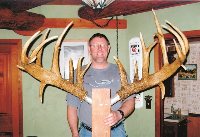 Replica deer antler rack by Scott Oldanie