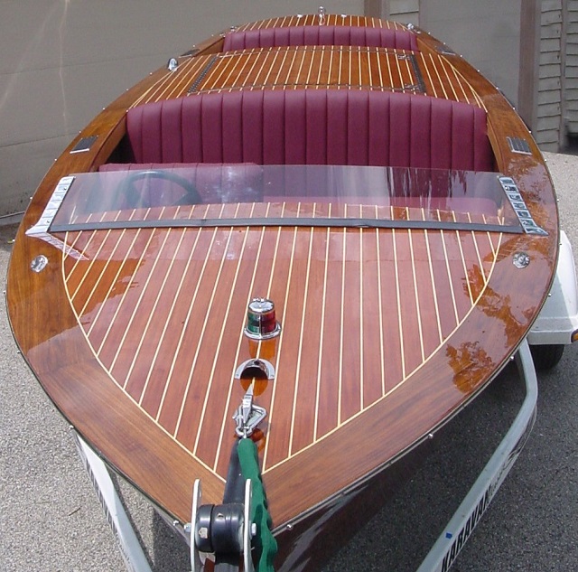 wooden runabout