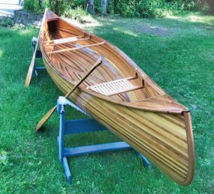 A cedar strip canoe by Kurt Mangseth.