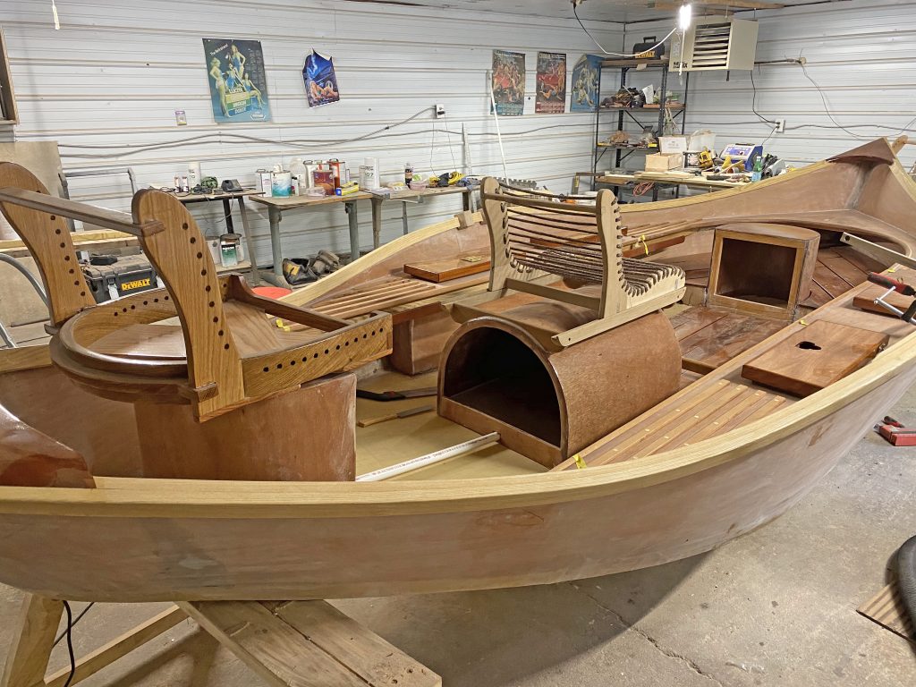 Jacques Coon's custom drift boat build.