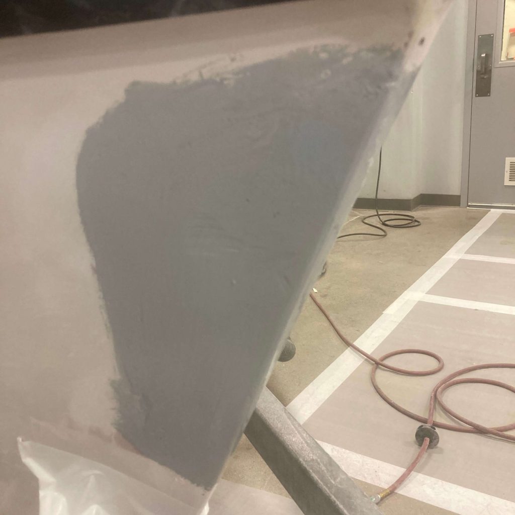 Repairing Bow Damage on a Lightning Sailboat, by GBI Technical Advisor Terry Monville. Featured in Epoxyworks #58.