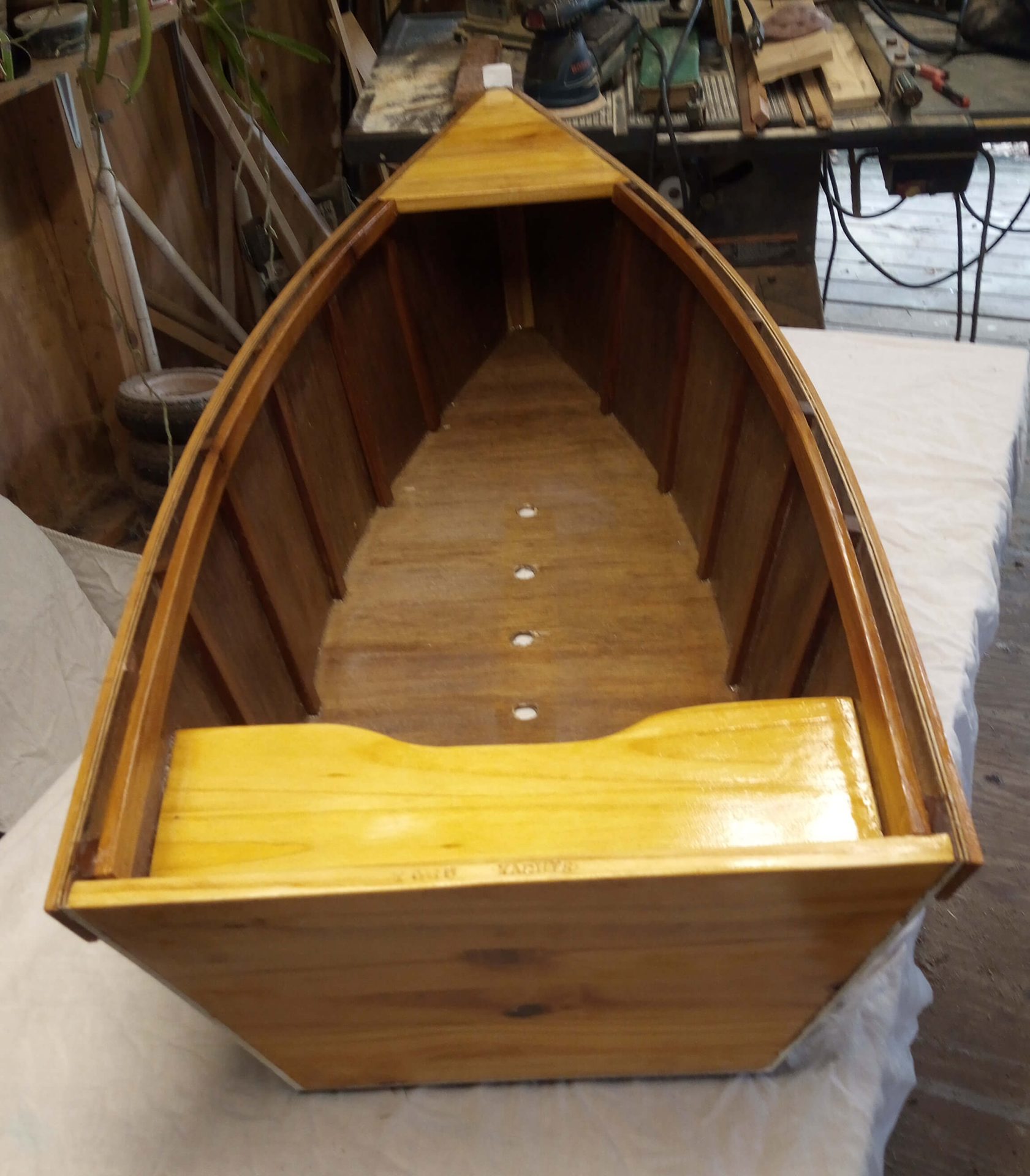 Epoxyworks Reader Project - Boat Planters by Ed Maurer.