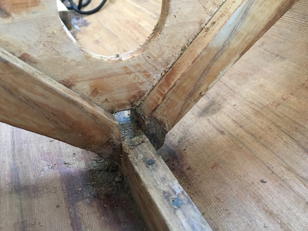 Several of the frames had rotted away at their lower ends, allowing the keelson to separate from the rest of the structure, thus deforming the hull and rendering it unstable. - Epoxyworks # 60, Spring 2025. In this article, we explore the rebirth of a classic rowing shell.